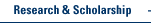 Research & Scholarship