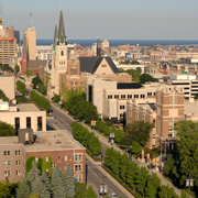 Alumni Memorial Union in summer