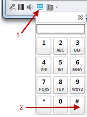 Press # to go directly to voice mail