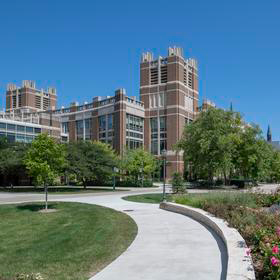 Exterior of Raynor Library