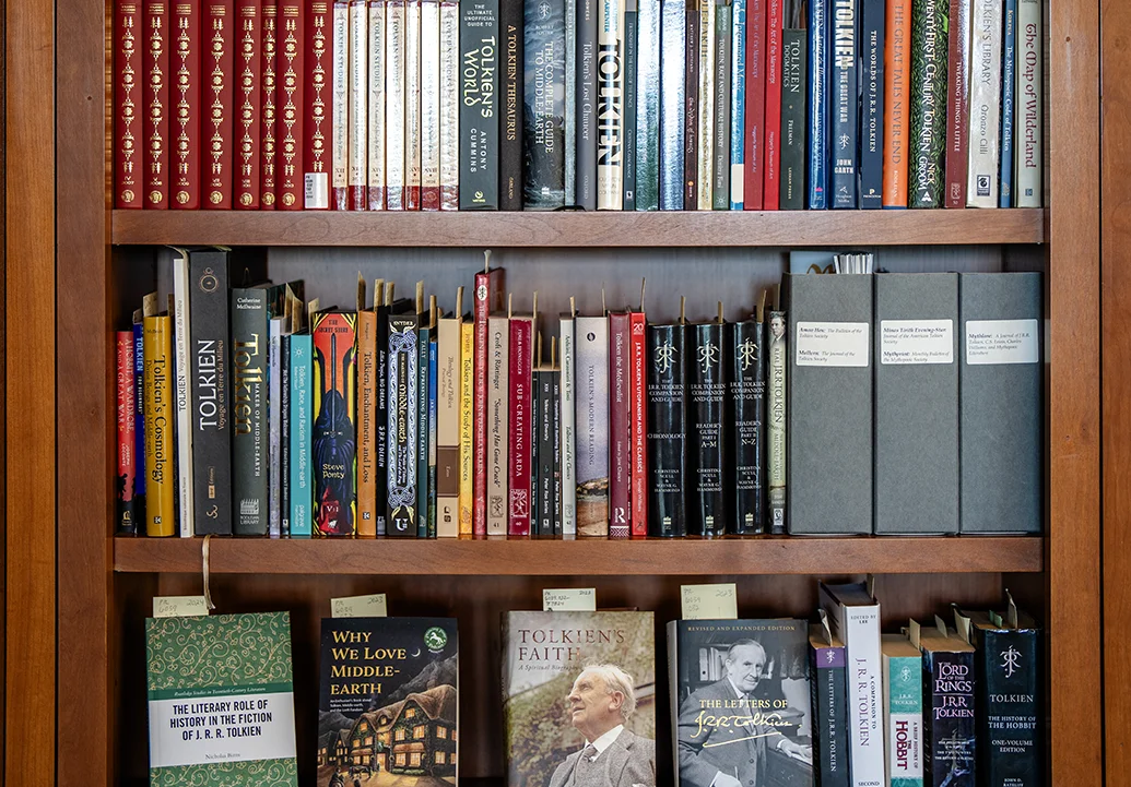 Shelf in reading room