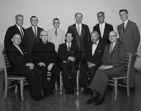 Archival photo of Slavic Institute faculty