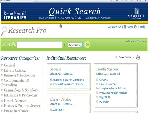quick search simple
