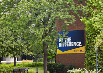 Campus Banner "Be The Difference"