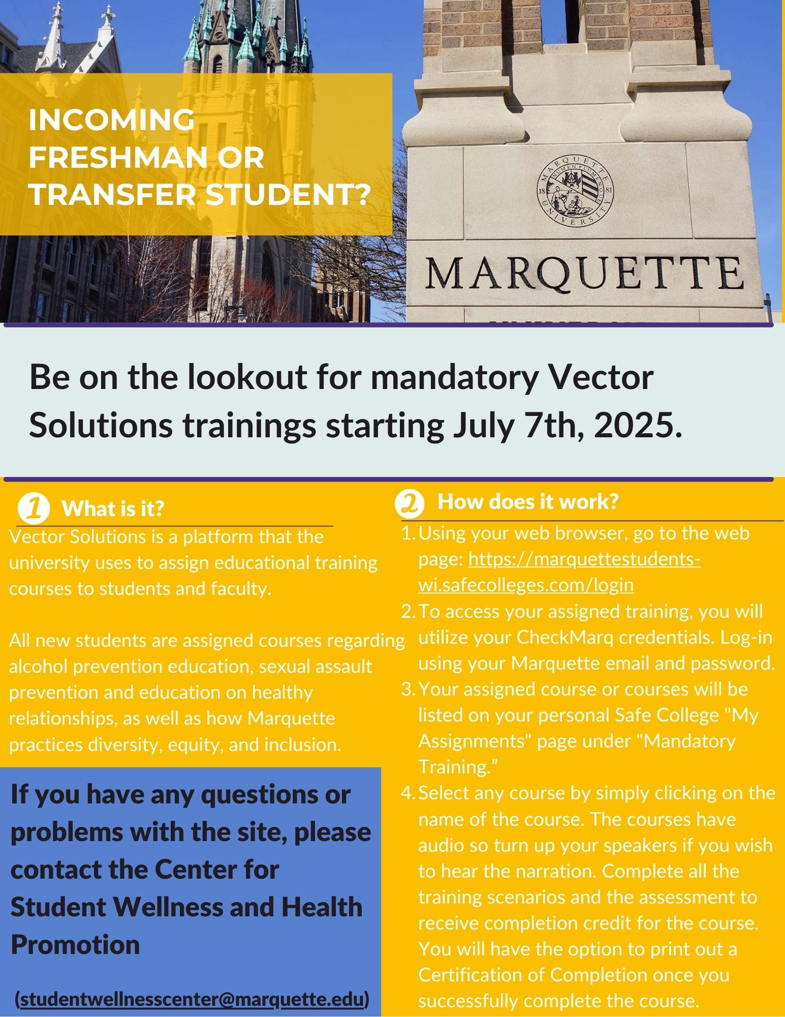 incoming students vector solutions