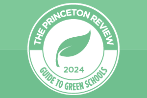 green and white, guide to green colleges 2024