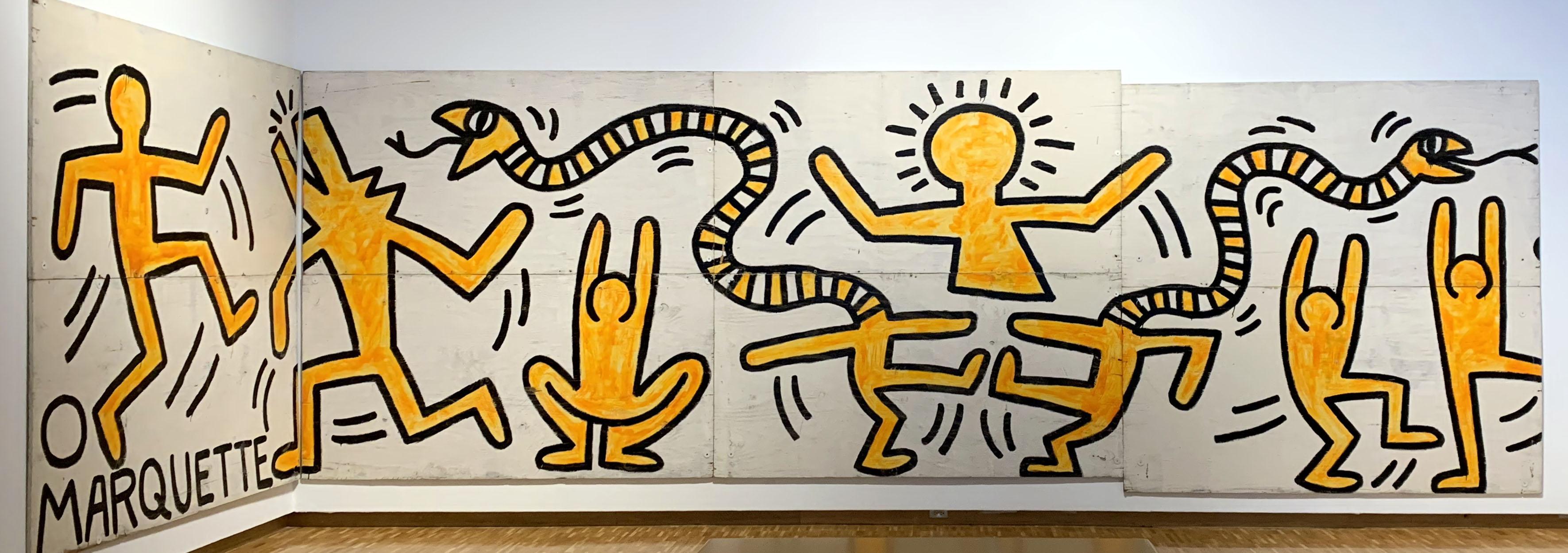 Keith Haring Construction Fence Mixed Reality Experience Haggerty Marquette University