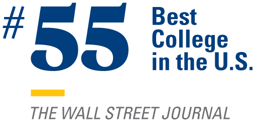 Ranked #55 Best College in U.S by The Wall Street Journal