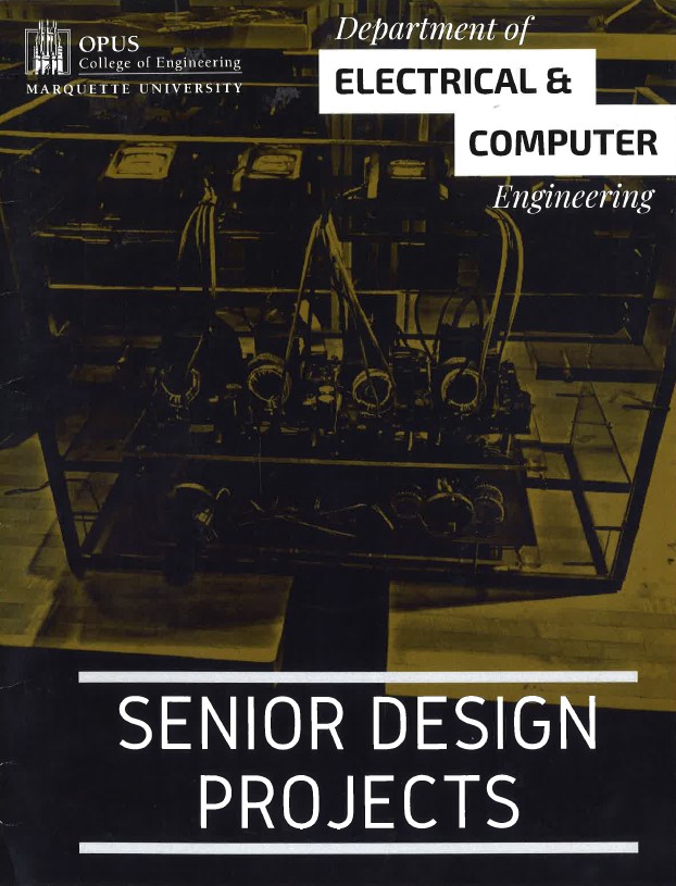 Cover of 2018 EECE Senior Design Catalogue