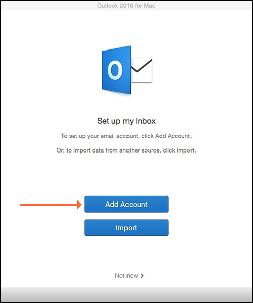 add outlook 2016 office home and student for mac