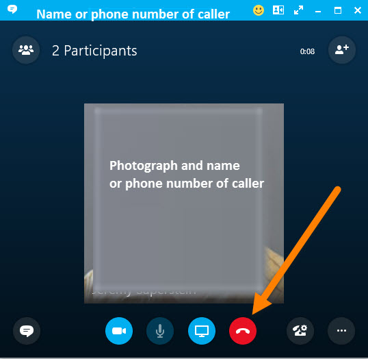 make a phone call from skype for business