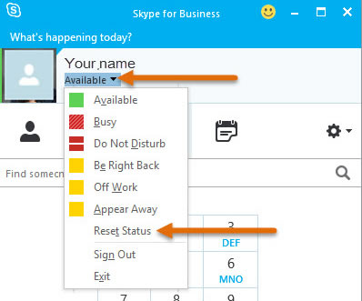 make call from skype for business