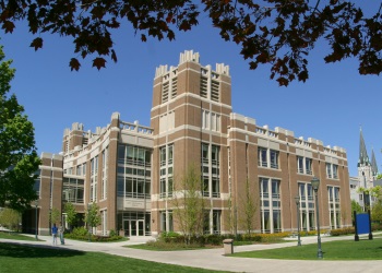 Exterior of Raynor Library