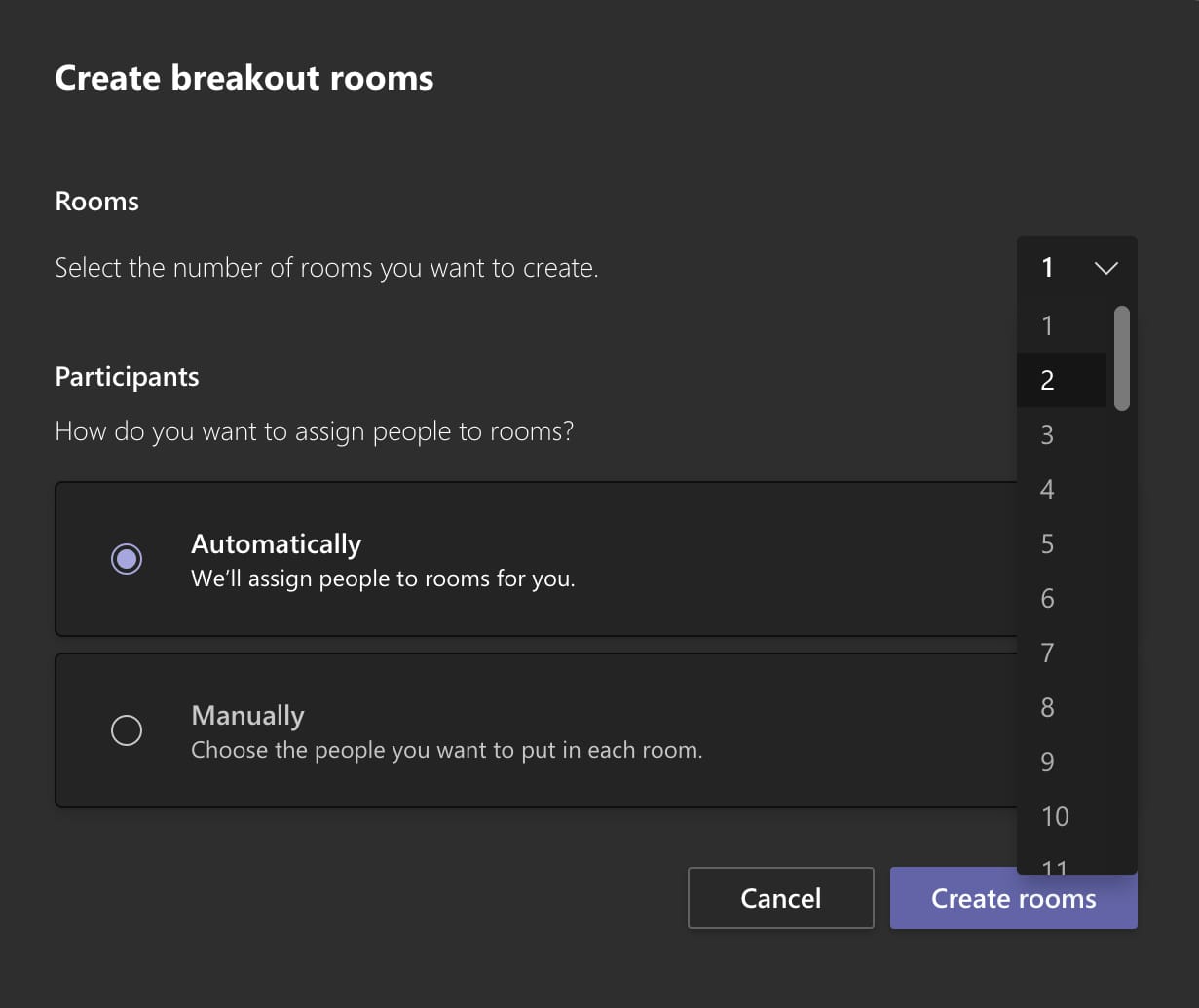 Helpdesk Creating Breakout Rooms In Teams Knowledge Base