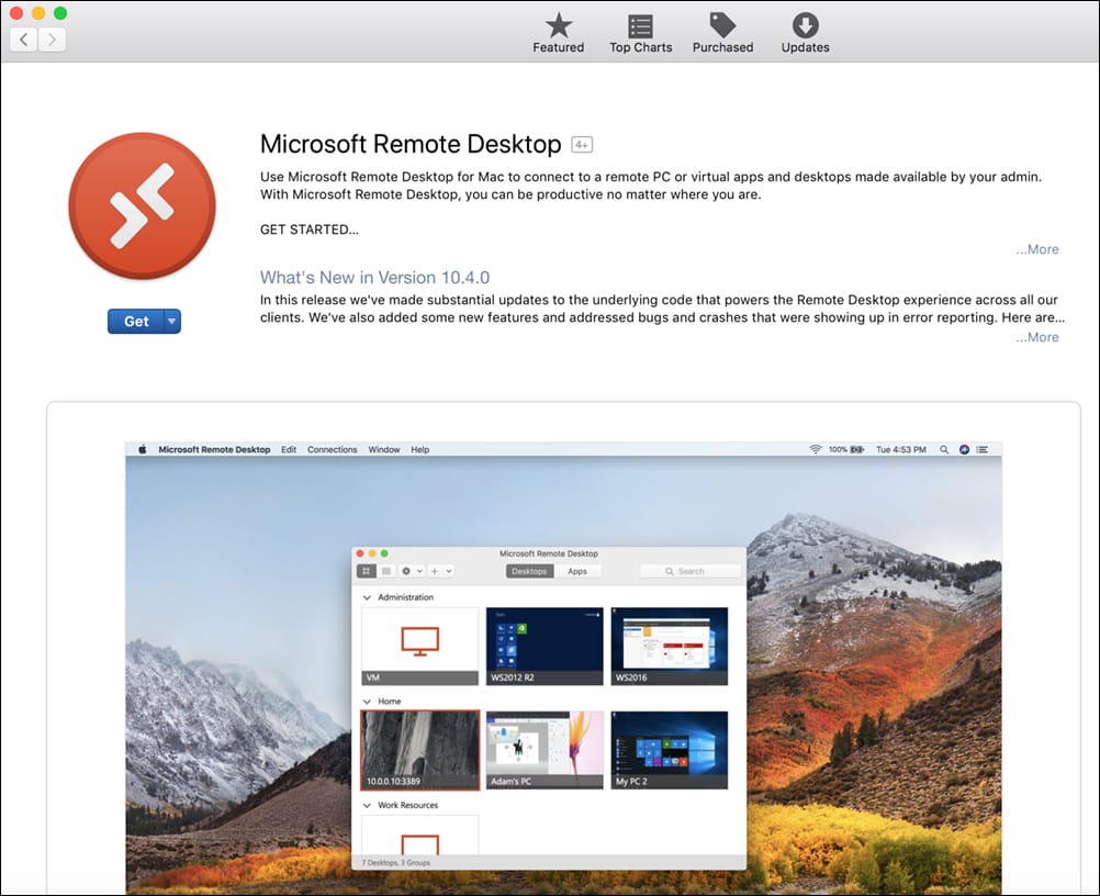 microsoft remote desktop client for mac upgrade