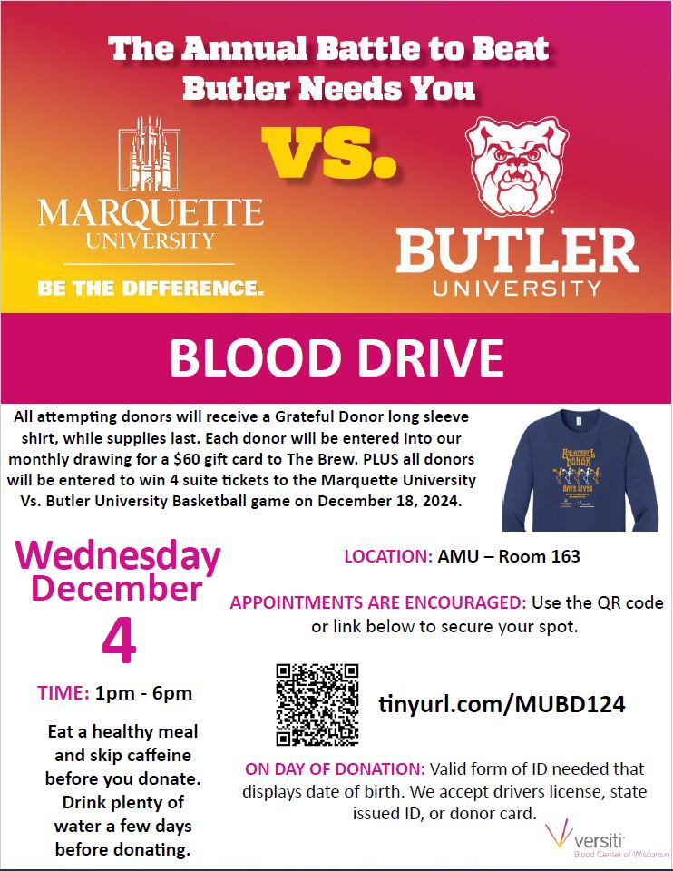 december 4 blood drive