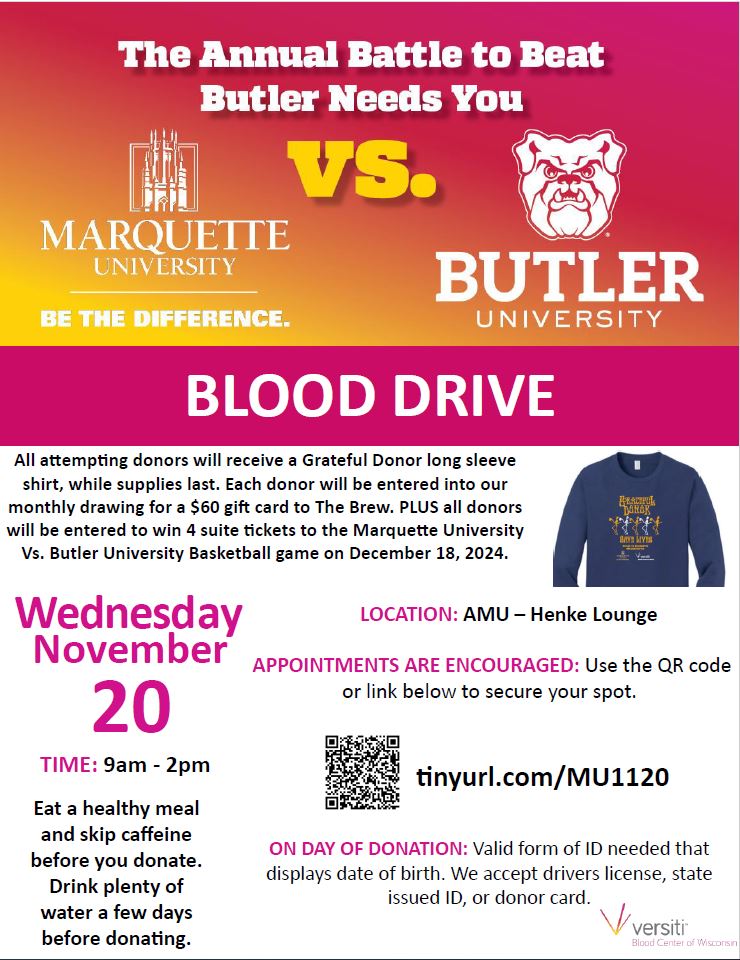 novermber 20 blood drive