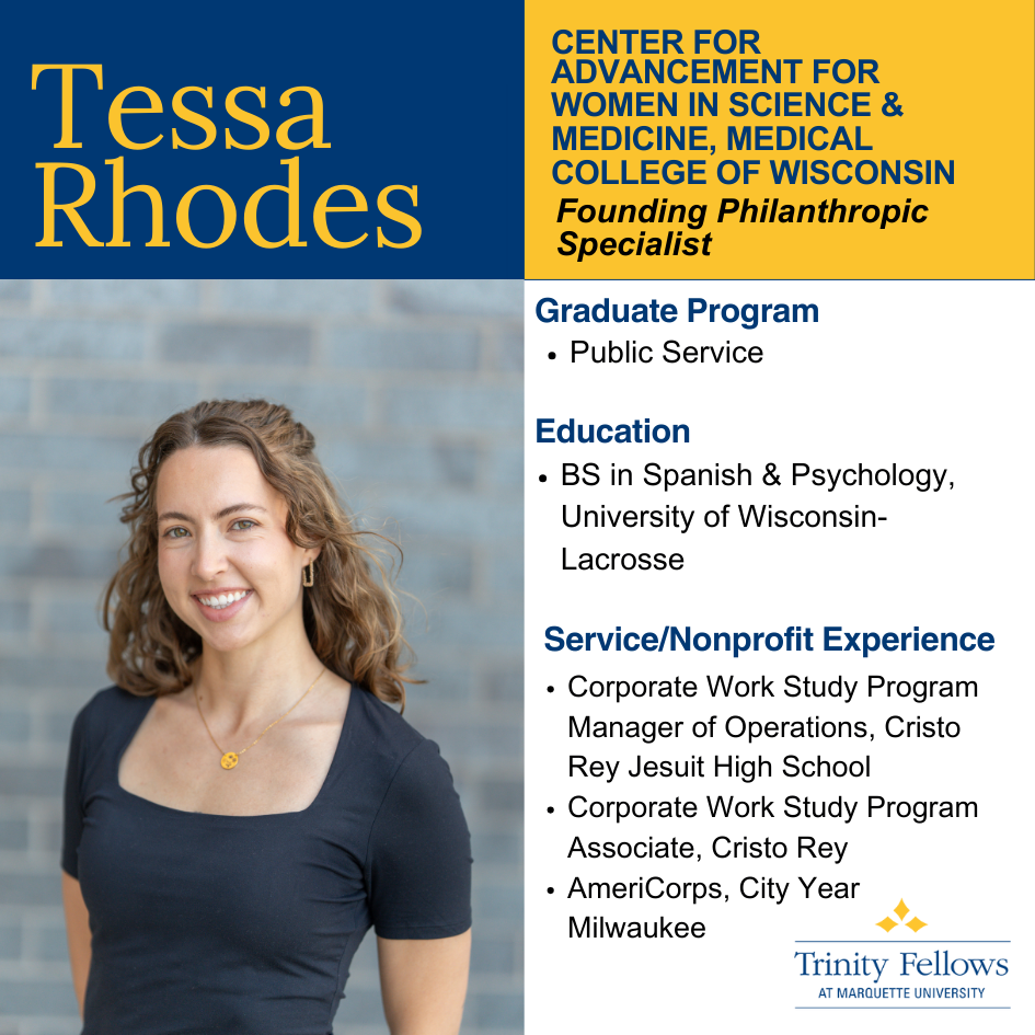 Trinity Fellow Tessa Rhodes